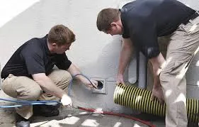 Duct technicians at work